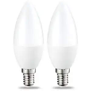 E14 LED Leuchtmittel in Kerzenform von Amazon Basics, Warmweiß, 4.9 W