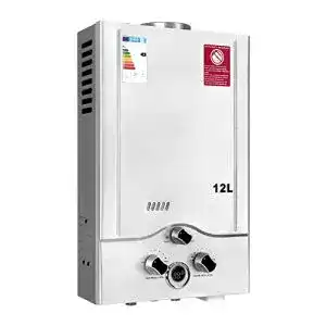 Gas Durchlauferhitzer 24 kW Fulgutonit mit 12LPM Warmwasserleistung