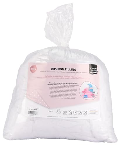 Füllwatte Vaessen Creative Waschbar, 1 kg Polyester Füllmaterial