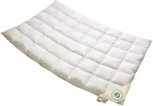 Leichte Bettdecke Vitaschlaf Bio-Luxe KBA Arktik Kälte-Daune W3