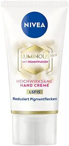 Nivea Luminous 630 Handcreme LSF 15 50 ml zur Behandlung von Pigmentflecken