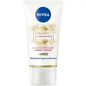 Nivea Luminous 630 Handcreme LSF 15 50 ml zur Behandlung von Pigmentflecken