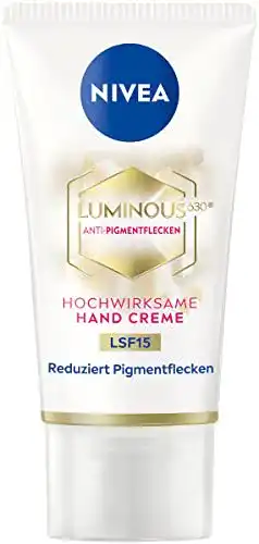 Nivea Luminous 630 Handcreme LSF 15 50 ml zur Behandlung von Pigmentflecken
