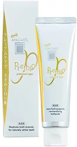 Remineralisierende Zahncreme Apagard Premio mit Nano-Hydroxyapatit