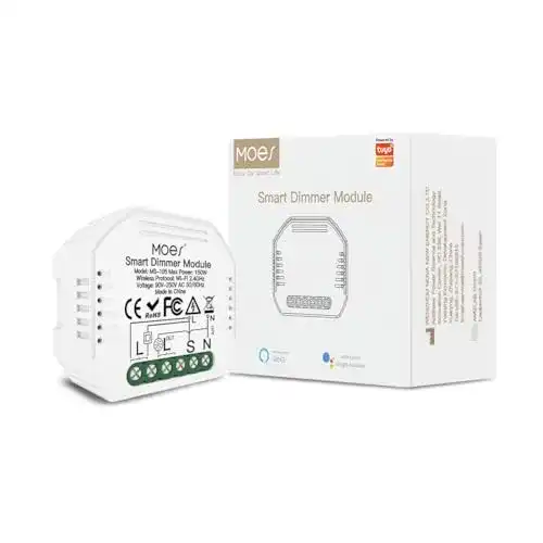 LED Dimmer MOES Intelligenter WLAN Schalter für Tuya