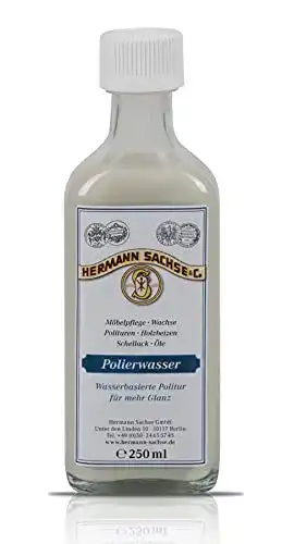 Möbelpolitur Hermann Sachse Polierwasser 250ml für Hochglanzpflege