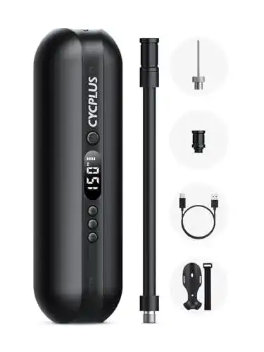 Elektrische Fahrradpumpe CYCPLUS I50PSI für Reifen und mehr