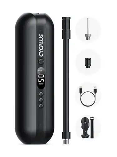 Elektrische Fahrradpumpe CYCPLUS I50PSI für Reifen und mehr
