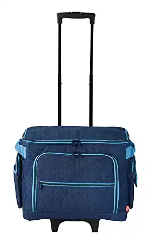 Nähmaschinen Trolley Prym 612633 Jeans in 44 x 22 x 36 cm