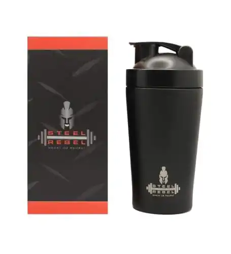 Edelstahl Shaker Steel Rebel – Protein Shaker für Fitness