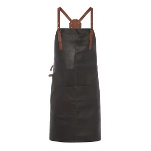 Grillschürze aus Leder Theodore – Arbeitsschürze mit Taschen