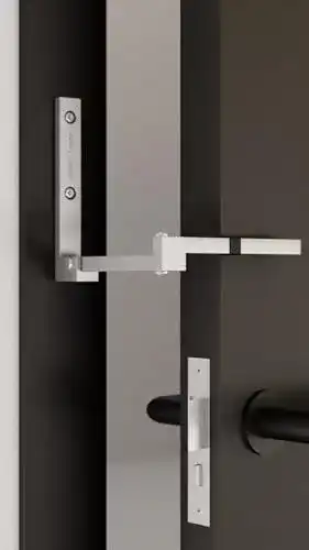 Türriegel Scheffinger V77 Silber aus hochwertigem Stahl