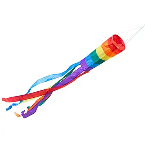 Windsack Cim 150 Rainbow – UV-beständig und wetterfest – Durchmesser 16 cm
