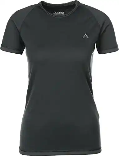 Merino Sport Shirt für Damen von Schöffel mit halben Ärmeln