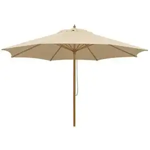 Sonnenschirm Holz Schneider Malaga 300 cm rund aus Aluminium und Stahl