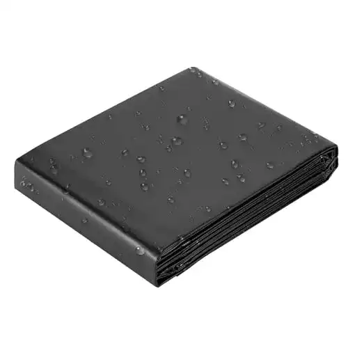 Teichfolie VKTY aus HDPE-Gummi in Schwarz für kleine Teiche