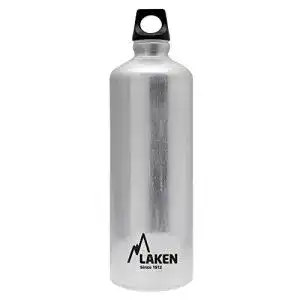 Aluminiumflasche Laken Futura mit Schraubdeckel und Schlaufe, 1L
