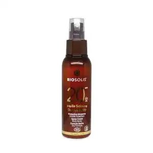 Biosolis Bio Sonnenöl Spray LSF 20, 100 ml für Gesicht und Körper