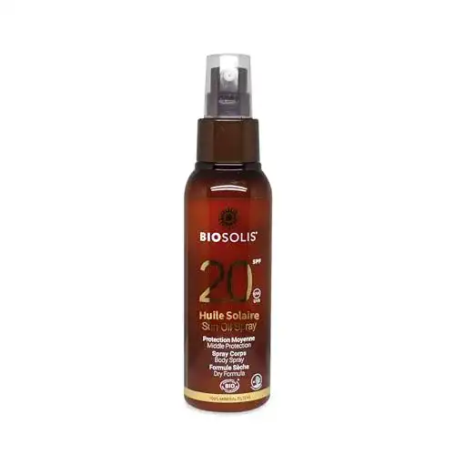 Biosolis Bio Sonnenöl Spray LSF 20, 100 ml für Gesicht und Körper