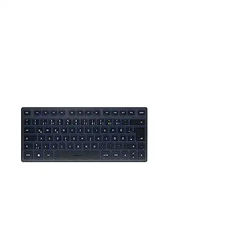 Cherry KW 7100 Mini BT Tastatur Kompakt und Multi-Device