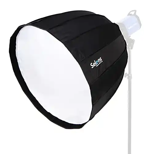 Selens Softbox 120cm 16 Rods Deep Parabol für Fotografie