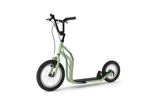 Yedoo City Scooter RunRun 16/12 Zoll Tretroller in grün
