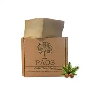 Akne-Seife PAOS Kiefernteer Seife 150g – Naturseife ohne chemische Zusätze