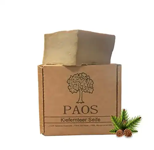 Akne-Seife PAOS Kiefernteer Seife 150g – Naturseife ohne chemische Zusätze