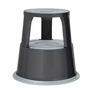 Elefantenfuß-Hocker Wedo Metall-Kickstool mit Rollen