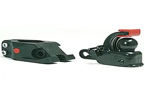 Fahrrad-Anhängerkupplung Hebie Set schwarz One Size