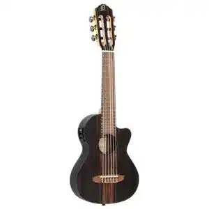 Guitarlele Ortega Guitars Reisegitarre Elektro-Akustisch Mini