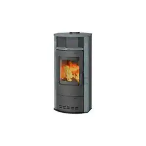 Thermia Kaminofen Hamburg V4 in guss-grau