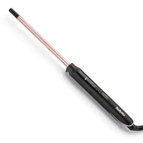 BaByliss Lockenstab 10mm Curling Wand mit Quartz-Keramik-Beschichtung