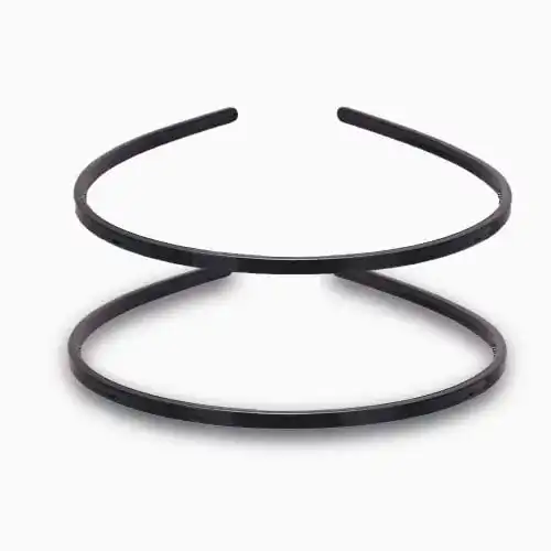 Haarreif Cclkhy 2er Set Haarband aus Kunststoff, dünne Stirnbänder