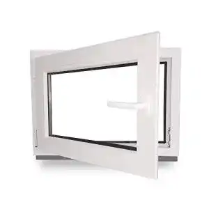 Kellerfenster aus Kunststoff in Weiß, BxH: 60 x 40 cm, 2-fach Verglasung