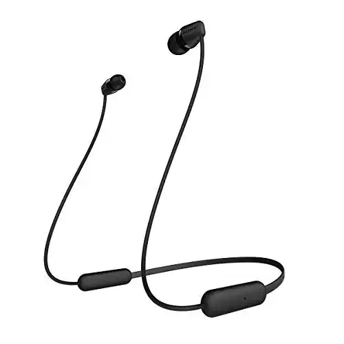 Nackenbügel-Kopfhörer Sony WI-C200B kabelloser Bluetooth In-Ear Kopfhörer