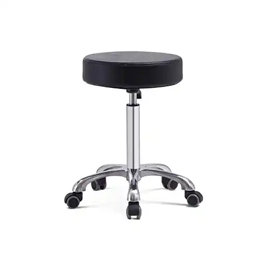 Rollhocker Grace&Grace – Höhenverstellbarer Drehhocker mit Rollen