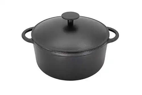 Krüger Karl 61020 Eisenguss-Fleischtopf Rustica, 20 cm