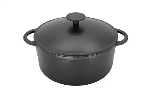 Krüger Karl 61020 Eisenguss-Fleischtopf Rustica, 20 cm
