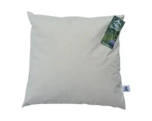 Zirbenkissen myZirbe Kopfkissen 40×40 cm mit Zirbenspänen