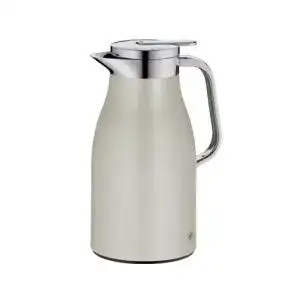 Alfi Isolierkanne Skyline 1,0l in Silber mit Hartglaseinsatz