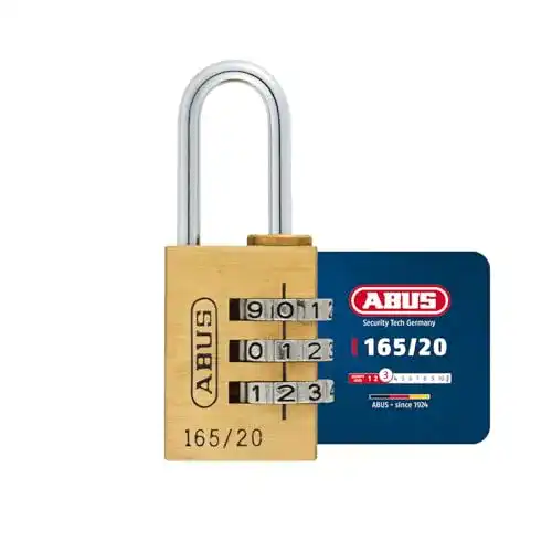Abus Zahlenschloss 165/20 – Vorhängeschloss mit Zahlencode
