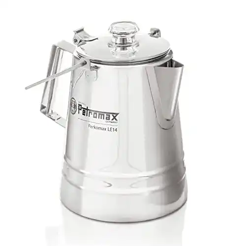 Perkolator Petromax aus Edelstahl für Kaffeezubereitung