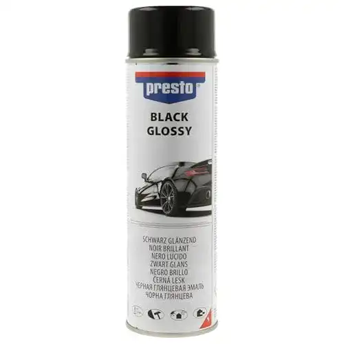 Presto 428948 Lackspray Universal schwarz glänzend 500 ml