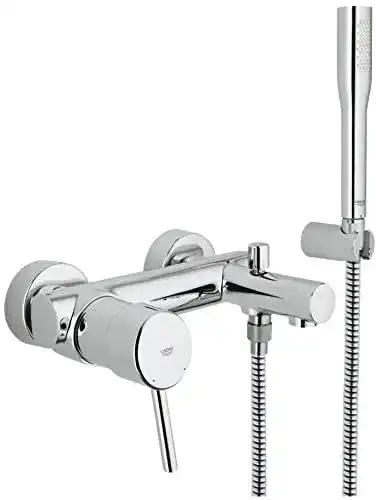 Wannenarmatur Grohe Concetto – Einhand-Wannenbatterie mit Wandmontage