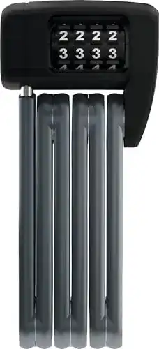 Abus Faltschloss Bordo Lite 6055C mit Zahlencode, 60 cm, schwarz