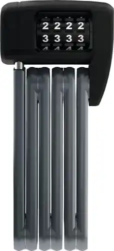 Abus Faltschloss Bordo Lite 6055C mit Zahlencode, 60 cm, schwarz
