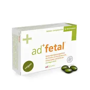 Adfetal Schwangerschaftsvitamine Vegan Pränatal für Frauen