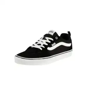 Vans Herren Filmore Sneaker in Schwarz/Weiß aus Suede und Canvas