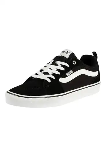 Vans Herren Filmore Sneaker in Schwarz/Weiß aus Suede und Canvas